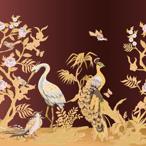 Apri immagine nella presentazione, Peacocks and Herons
